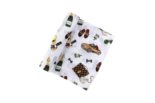 Dapper Napper Swaddle Blanket