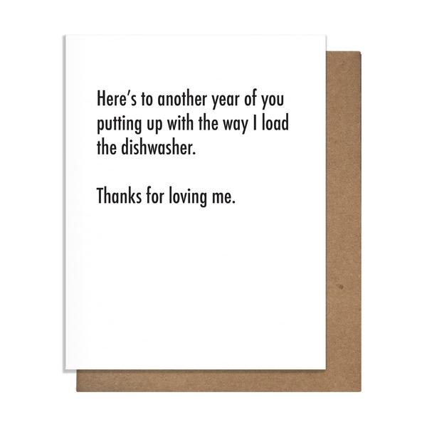 Dishwasher Greeting Card