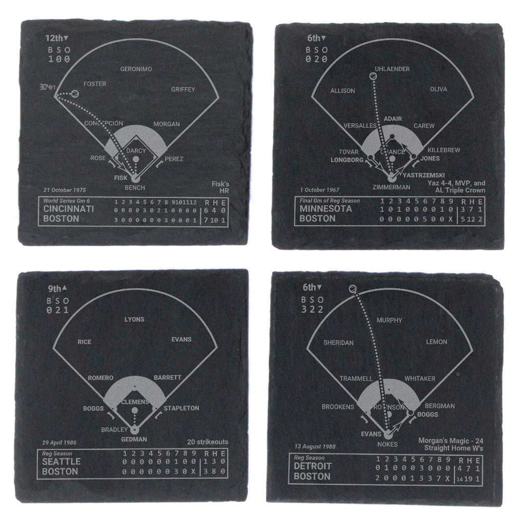 Red Sox Vintage Plays Coaster