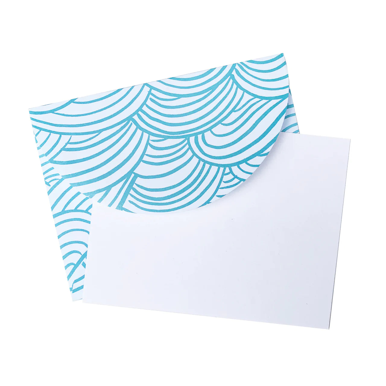 White note Set with a waves envolope