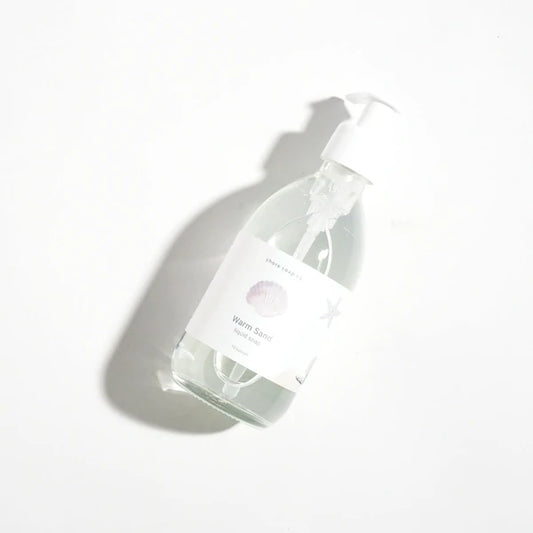 warm sand liquid soap lying flat