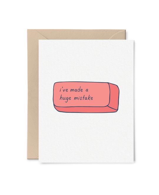 Huge Mistake Card I