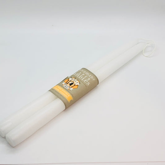 12" Taper _ Stark White  (Set of 2)