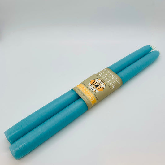 12" Taper _ Caribbean Blue  (Set of 2)