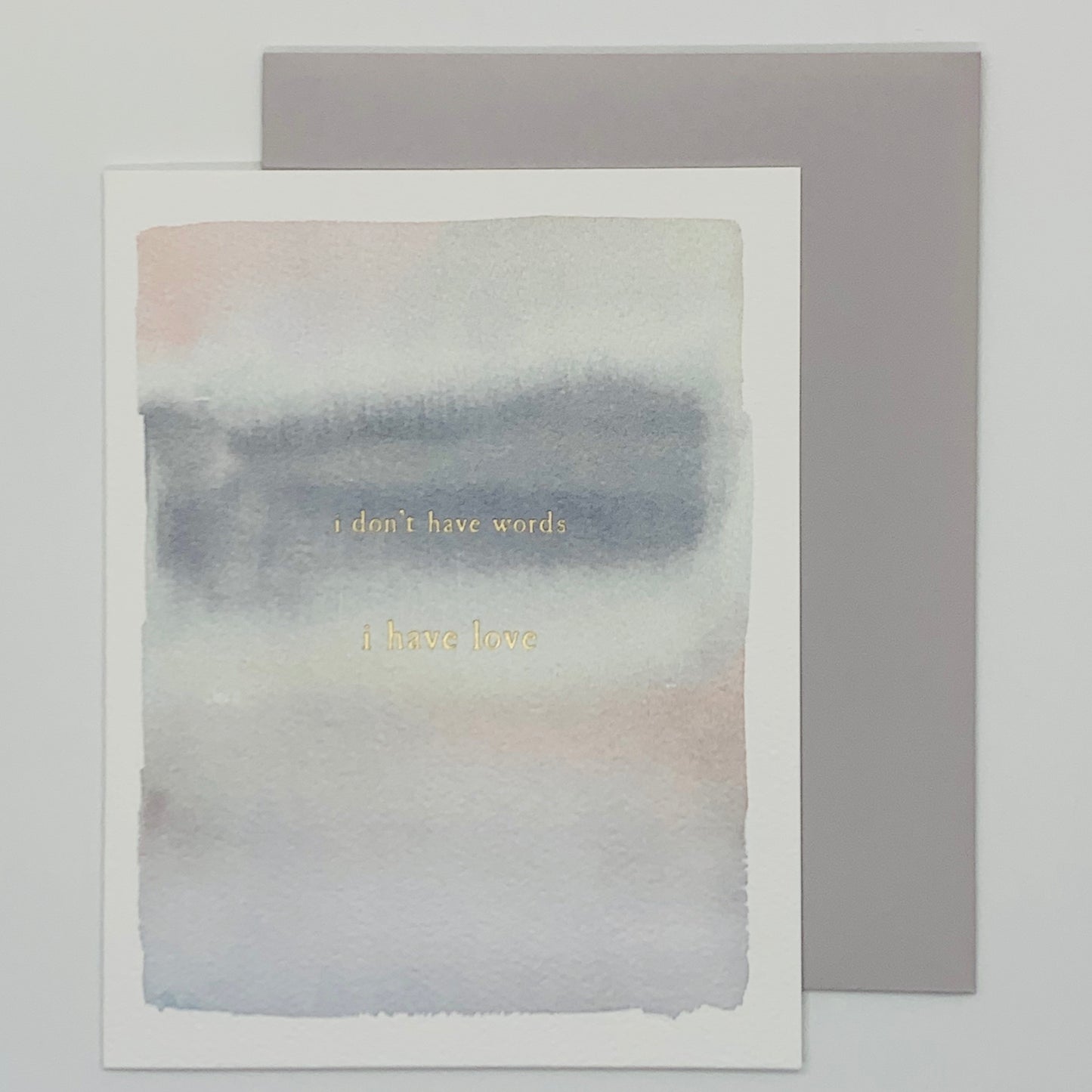 No Words Sympathy Card