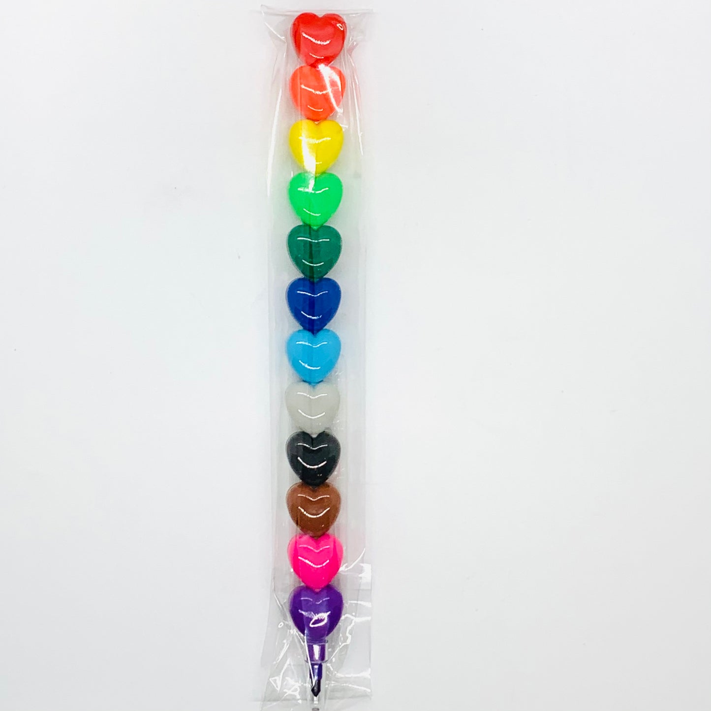 Heart to Heart Stack Crayons