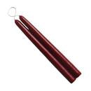12" Taper _ Burgundy Red (Set of 2)