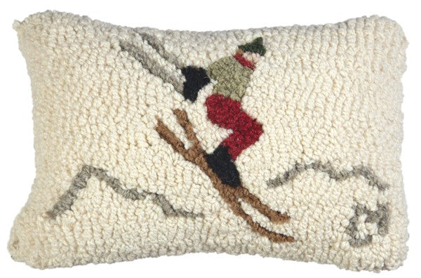 Yippee Ski Jumper Pillow 8x12