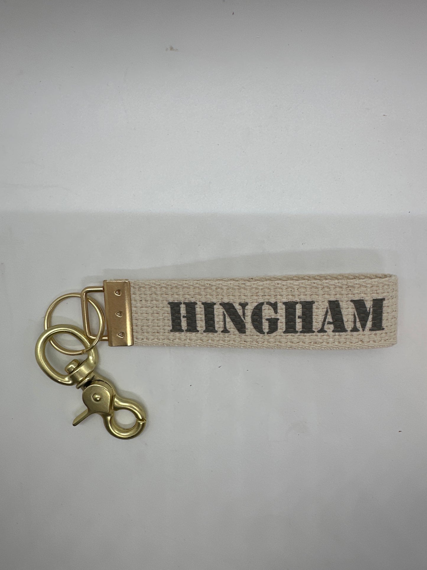 Hingham Gray Keychain