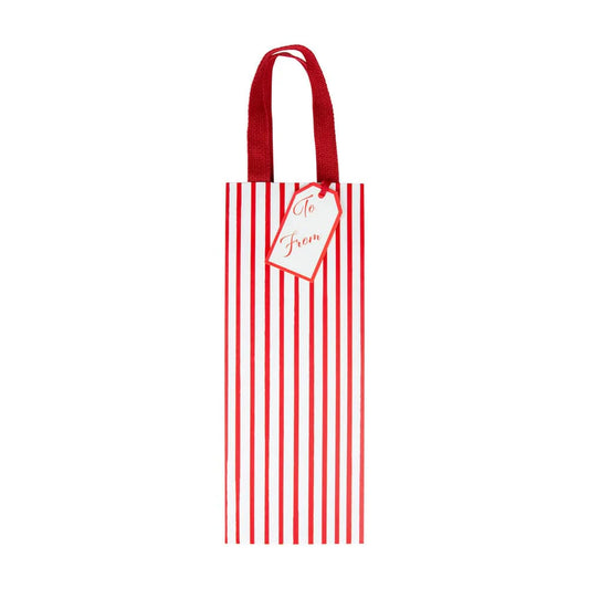 Stripes for Days Red/White Wine Bag