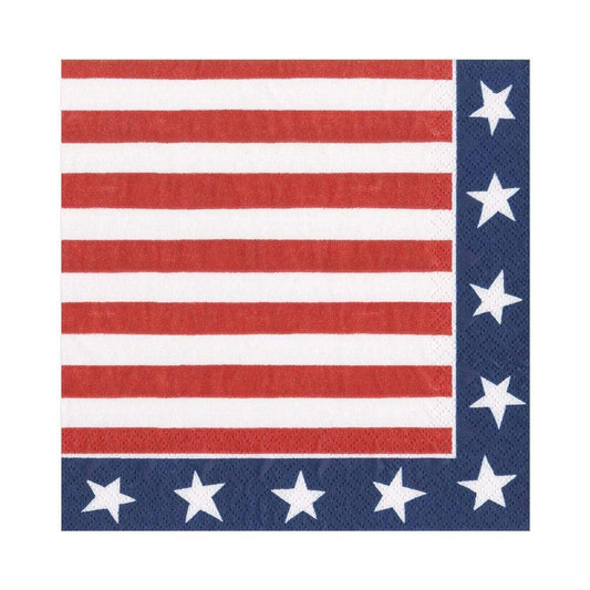 Red White Blue Luncheon Napkin