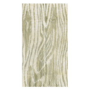 Woodgrain Silver/Gold Guest Towel