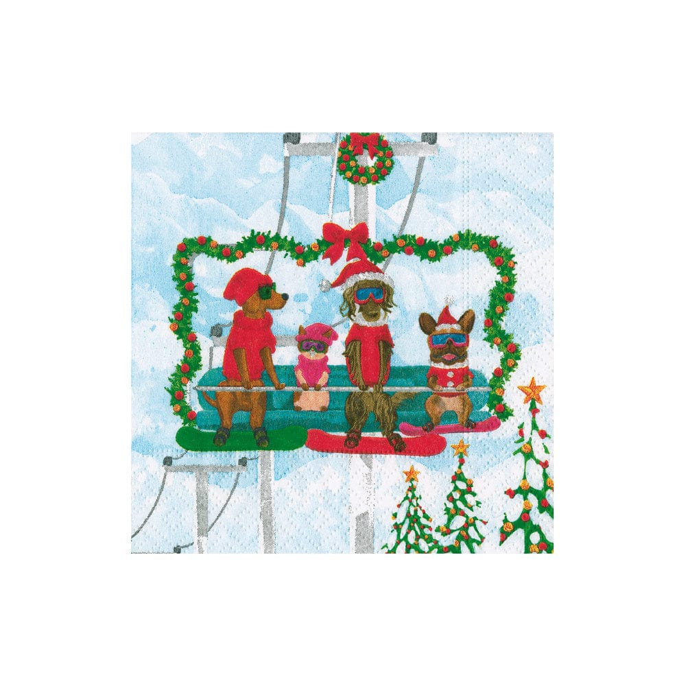 Alpine Pets Cocktail  Napkin