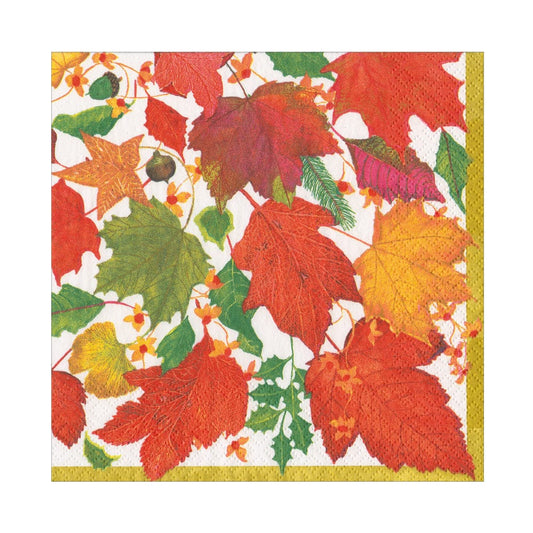 Swirling Leaves Luncheon Napkin