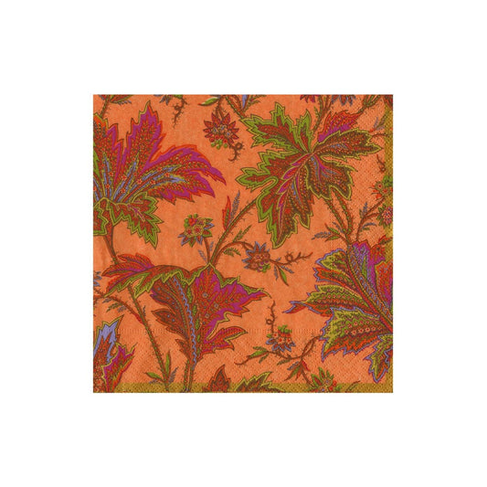 Paisley Coral Cocktail Napkin