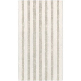 Melograno Stripe Taupe Guest Towel