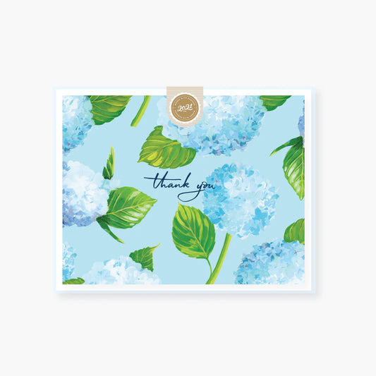 Hydrangea Thank You Card