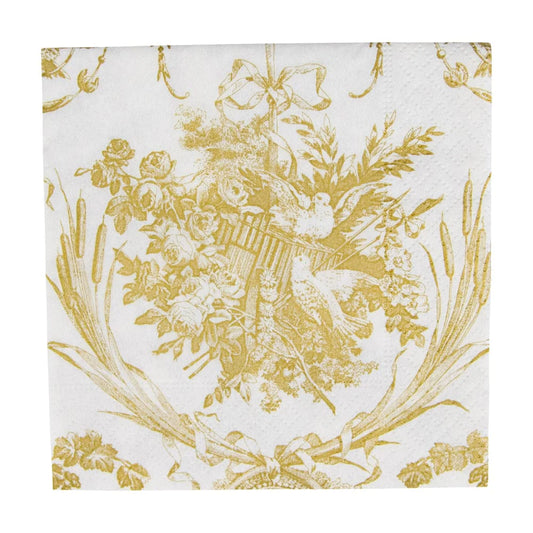 Romantic Toile Cocktail Napkin Box