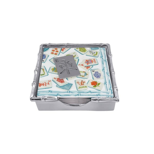 Mahjong Tile Napkin Box Set