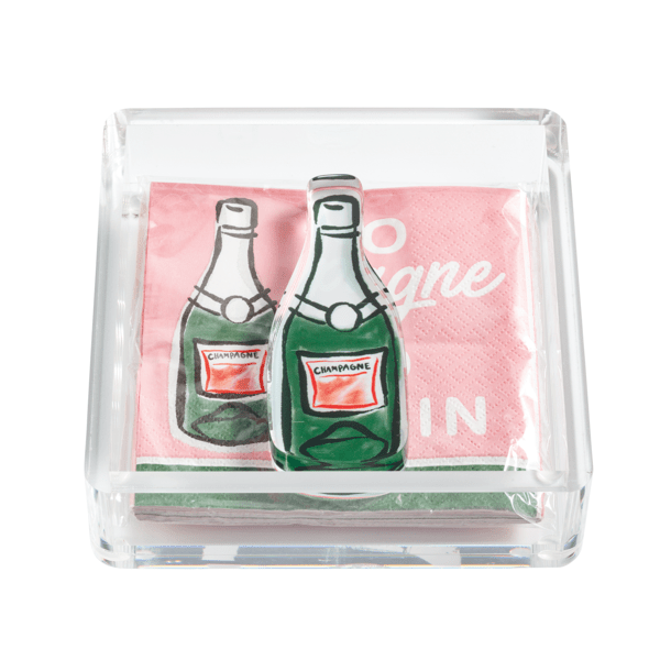 Champagne Acrylic Napkin Holder