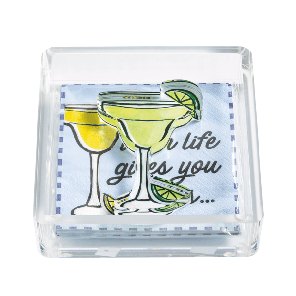 Margarita Acrylic Napkin Holder