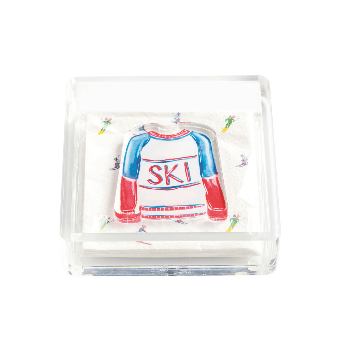Ski Acrylic Napkin Holder