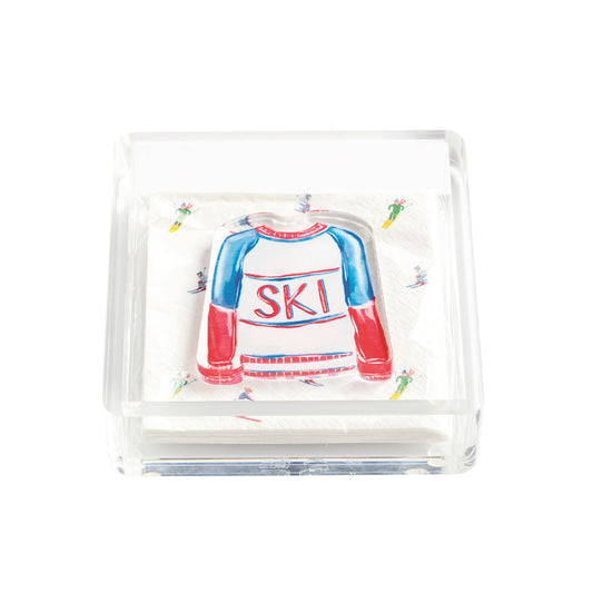 Ski Acrylic Napkin Holder