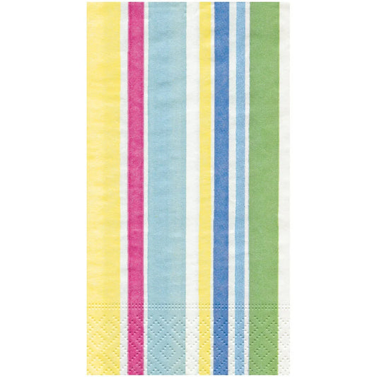 Colorful Stripe Guest Towel