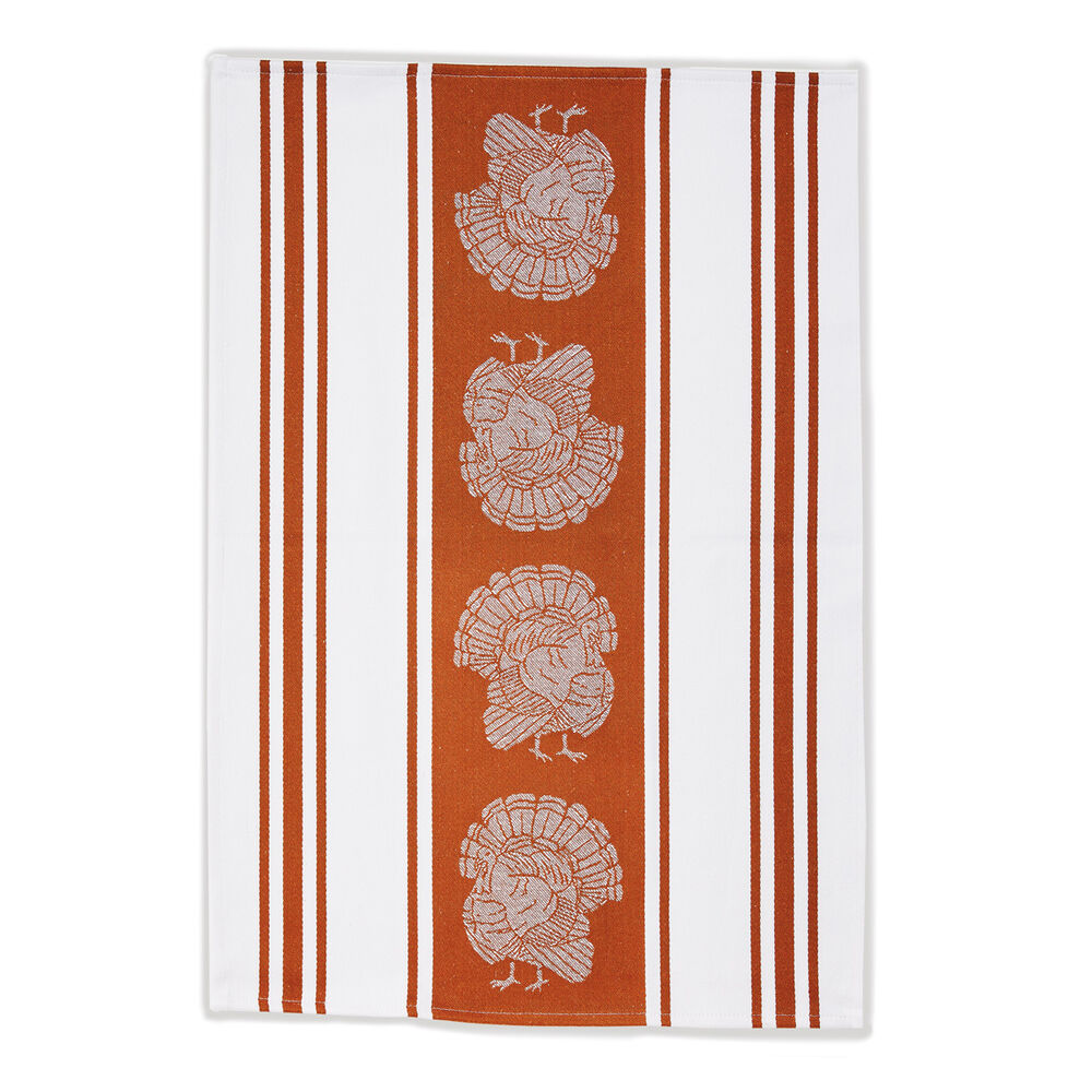 Turkey Jacquard Stripe Tea Towel