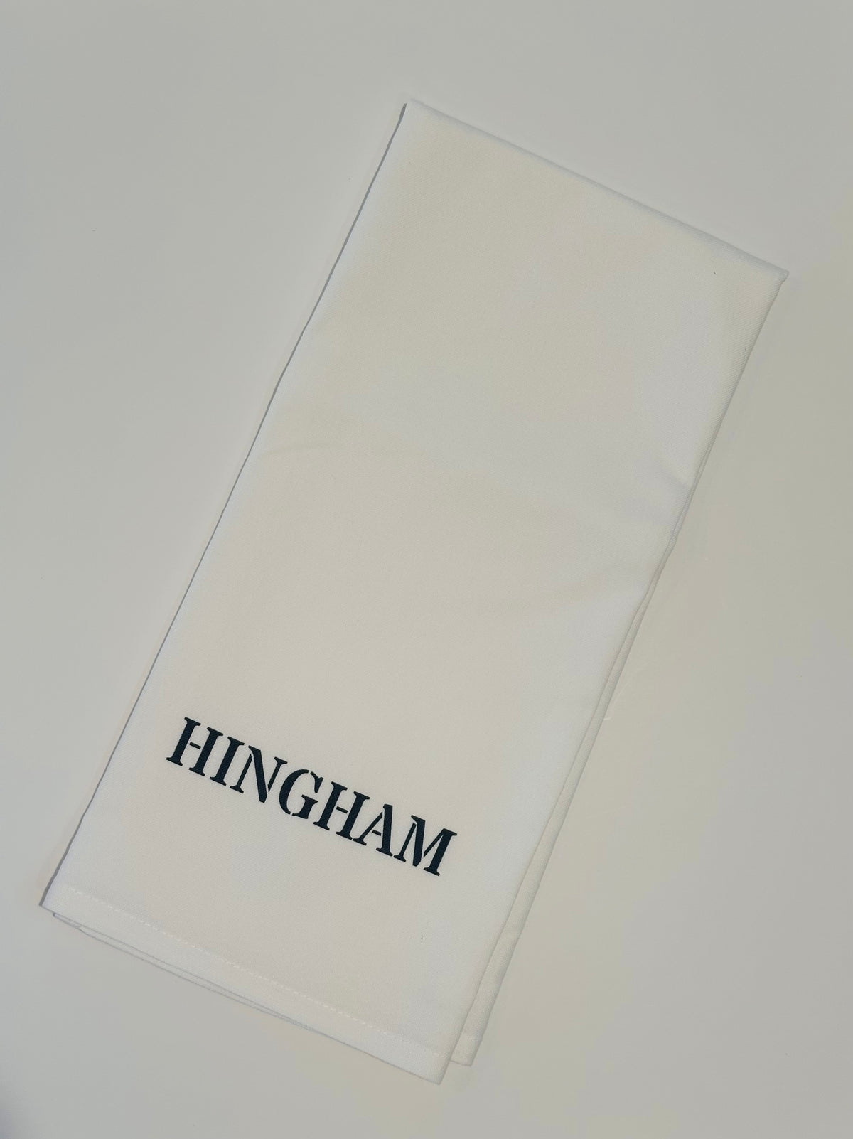 Hingham Navy Tea Towel