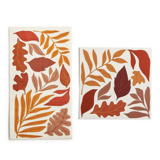 Falling Leaves Cocktail Napkin