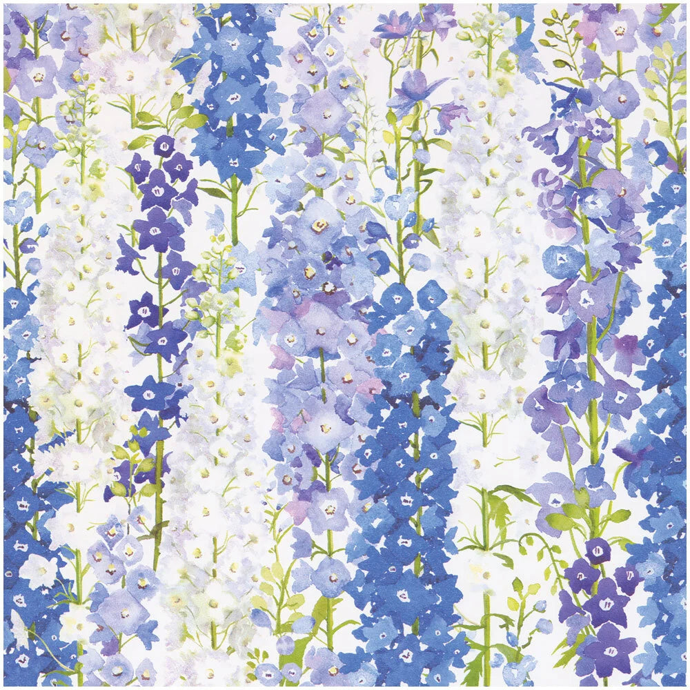 Various shades of delphiniums gift wrap