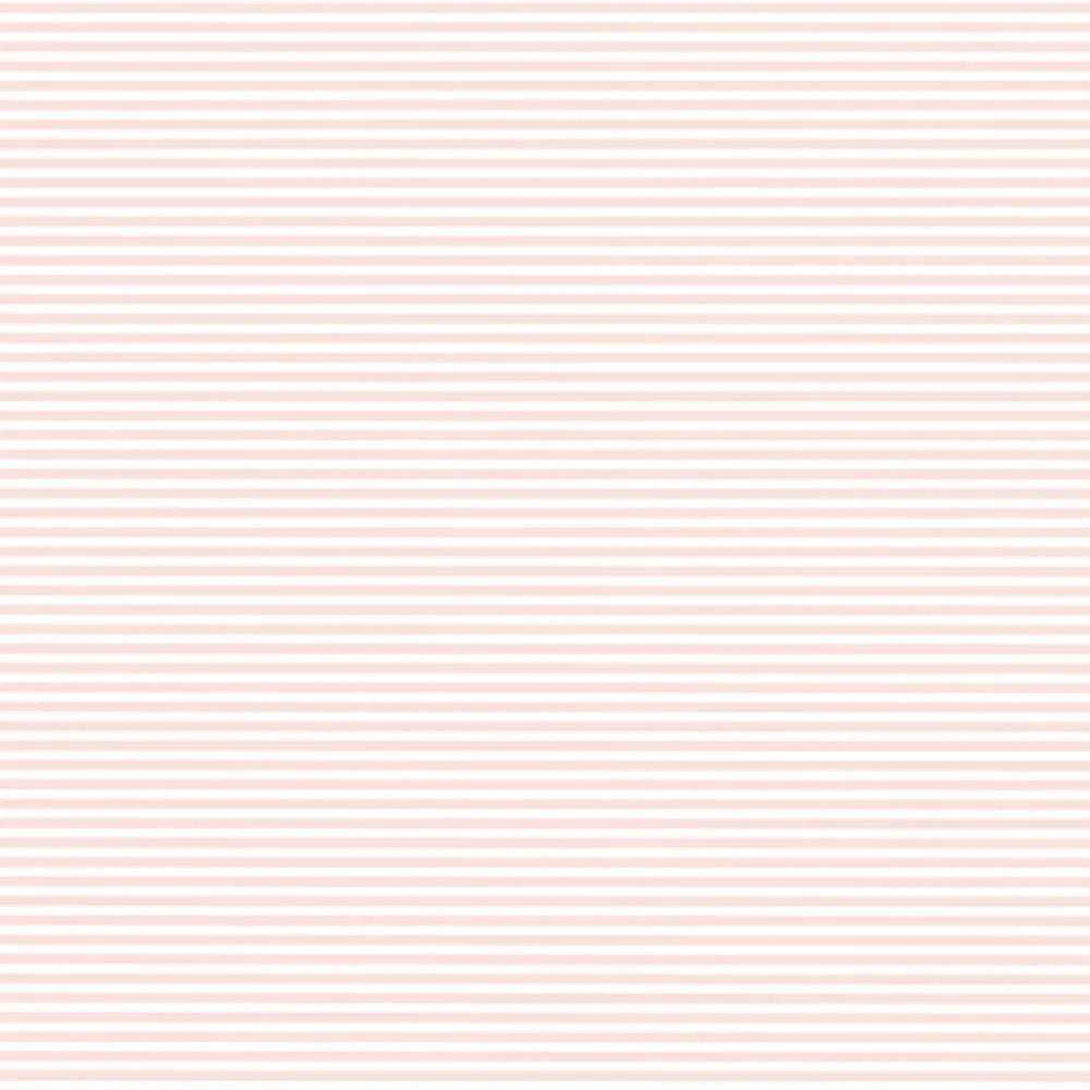 Skinny Stripes of light pink and white gift wrap
