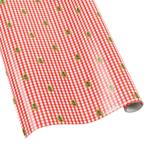 Christmas Tree Gingham Wrap