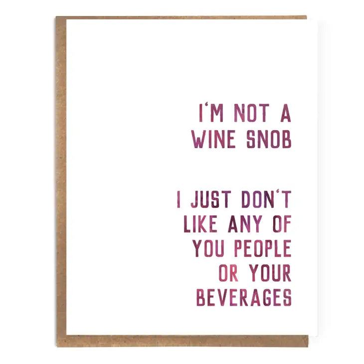 Wine Snob