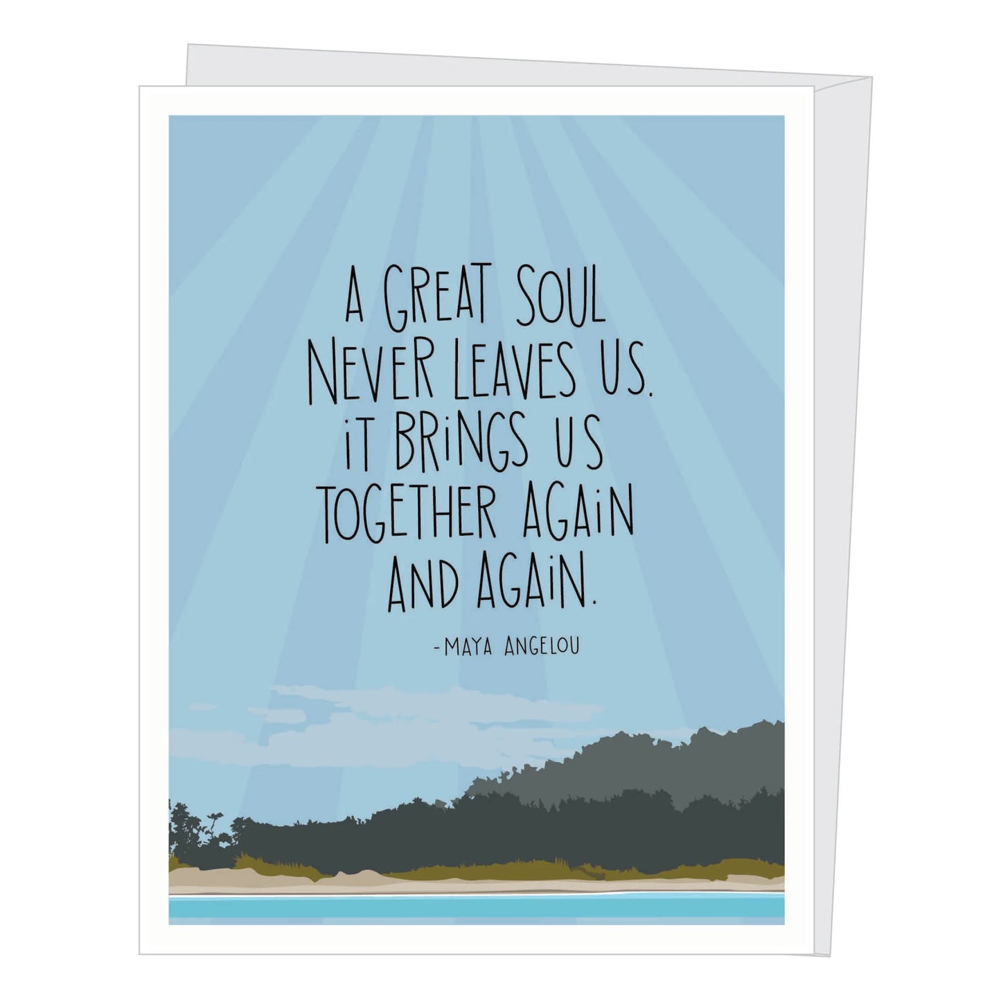 A Great Soul Quote _ Maya Angelou Card