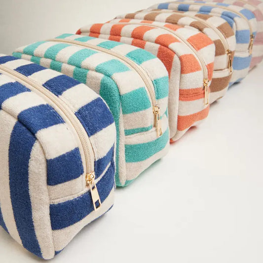 Terry Striped Travel Bag