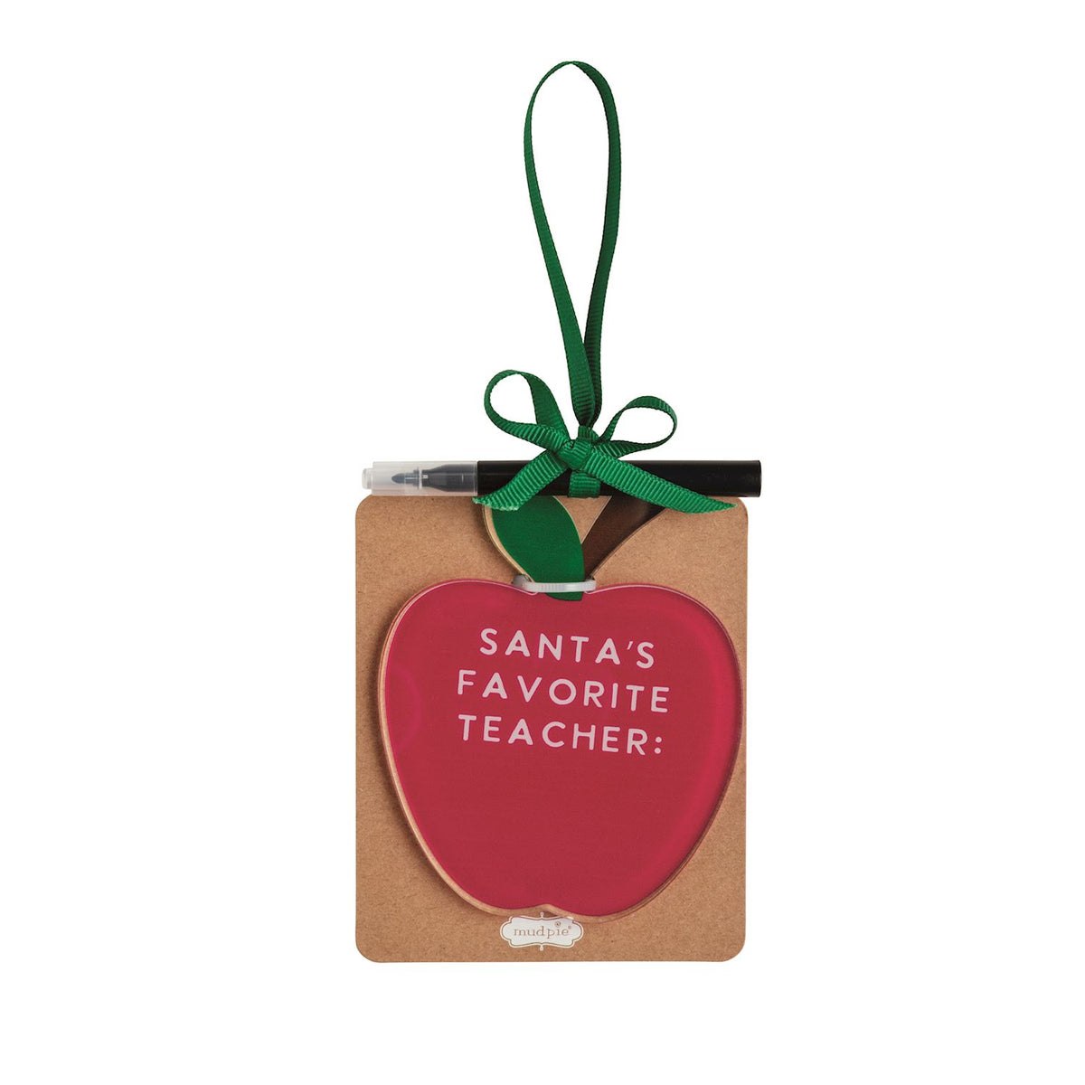 Teacher Apple Ornament