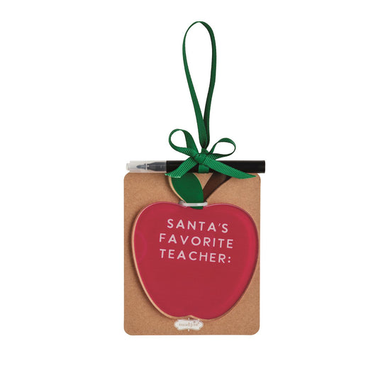 Teacher Apple Ornament