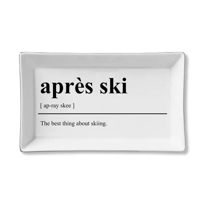 Apres Ski_ Ceramic Tray
