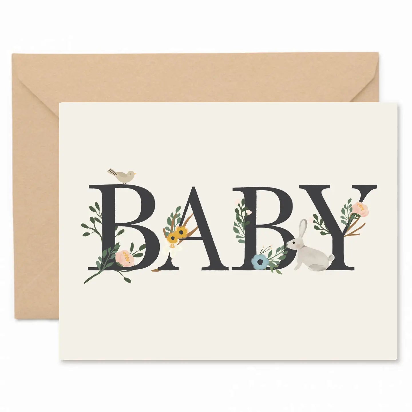 Baby Floral Greeting Card