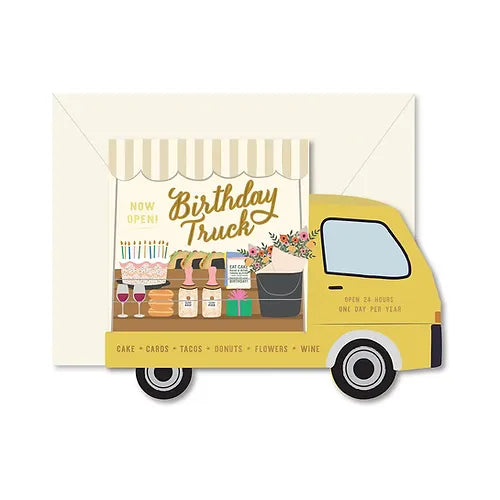 Birthday Truck Card