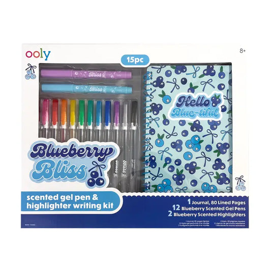 Blueberry Bliss Scented Gel Pen & Highlighted Kit