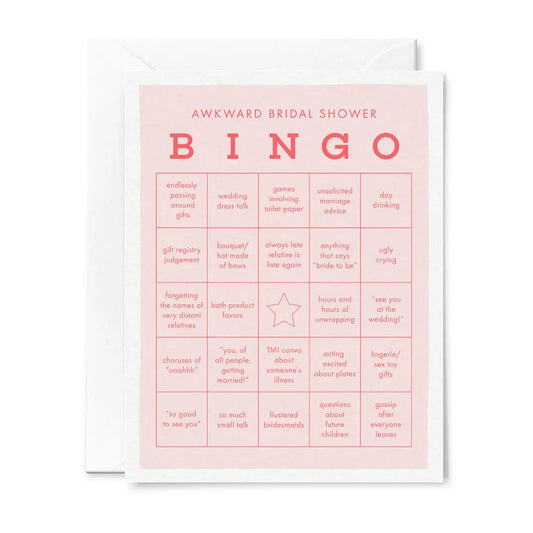 Bridal  Shower Bingo