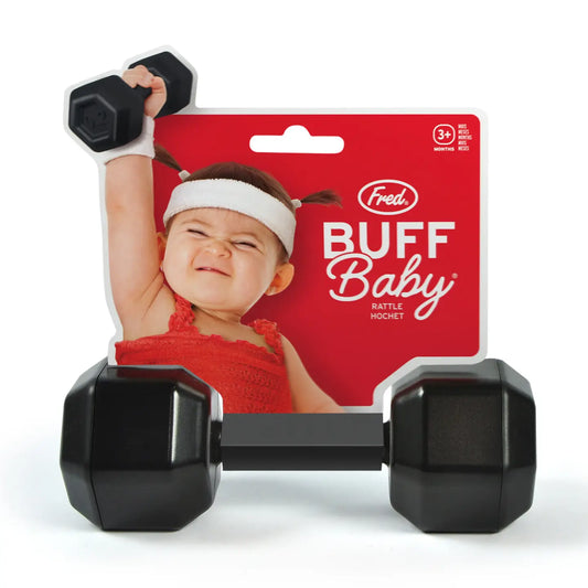 Buff Baby Dumbbell Rattle