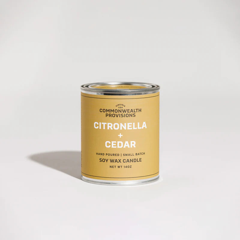 Citronella +Cedar Candle