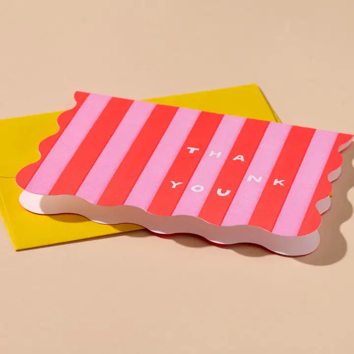 Cabana Stripe Thank You Note Box Set
