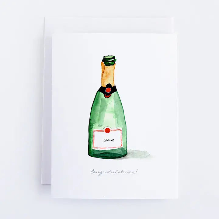 Champagne Congrats Card