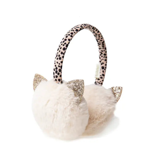 Clara Cat Leopard Earmuffs