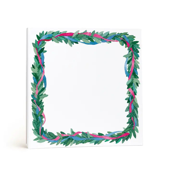 Colorful Wreath Notepad
